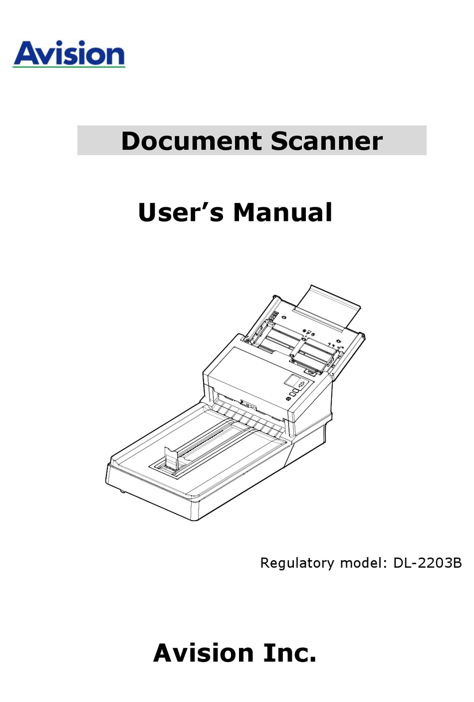 AVISION AD360GF USER MANUAL Pdf Download ManualsLib