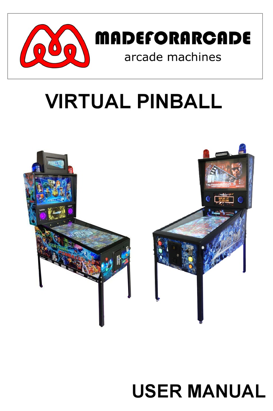 MADEFORARCADE VIRTUAL PINBALL USER MANUAL Pdf Download ManualsLib