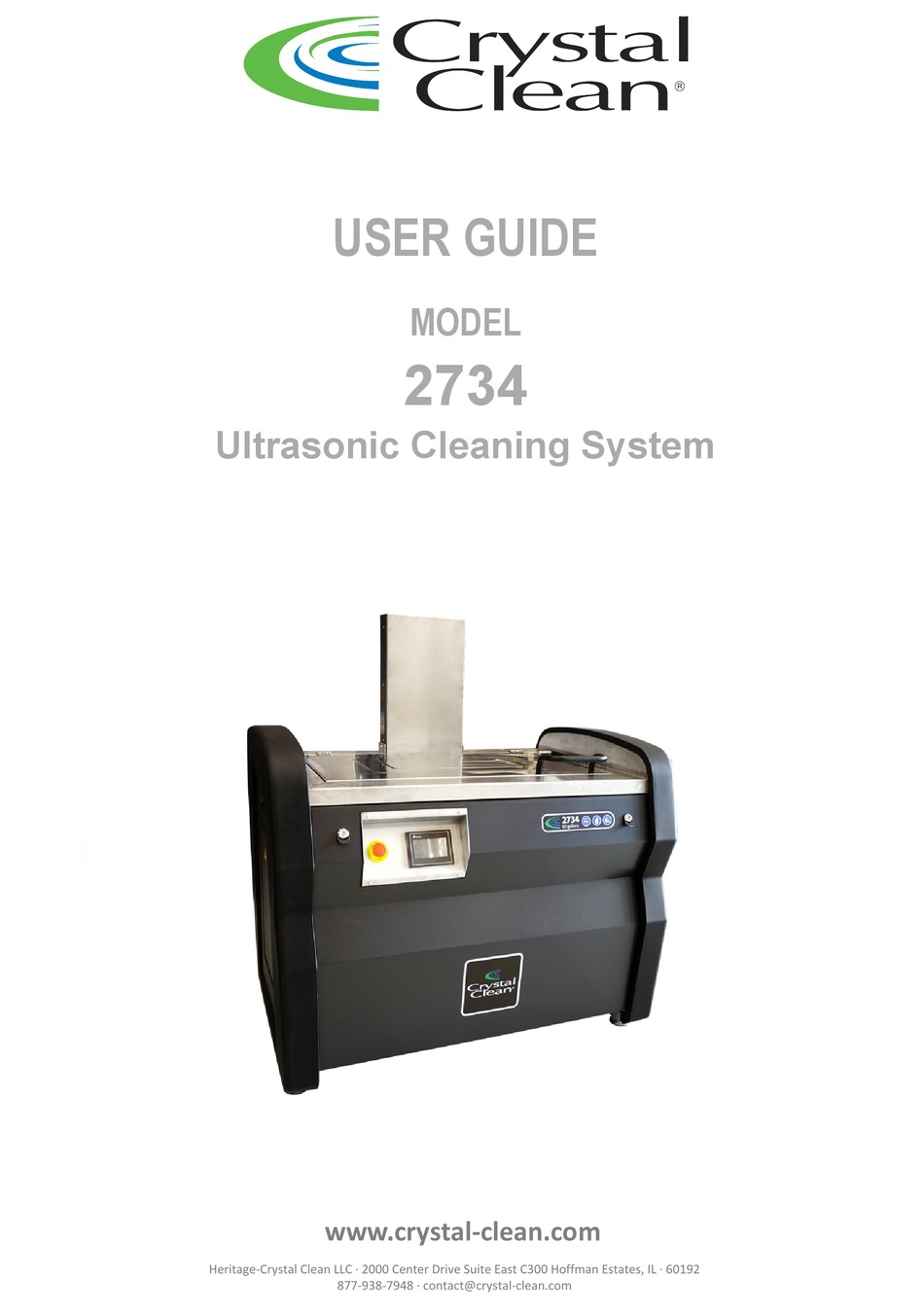 CRYSTAL CLEAN 2734 USER MANUAL Pdf Download | ManualsLib