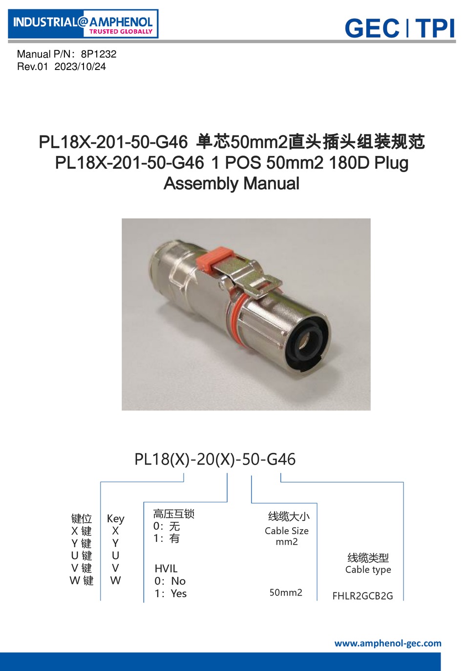 AMPHENOL PL18X20150G46 ASSEMBLY MANUAL Pdf Download ManualsLib