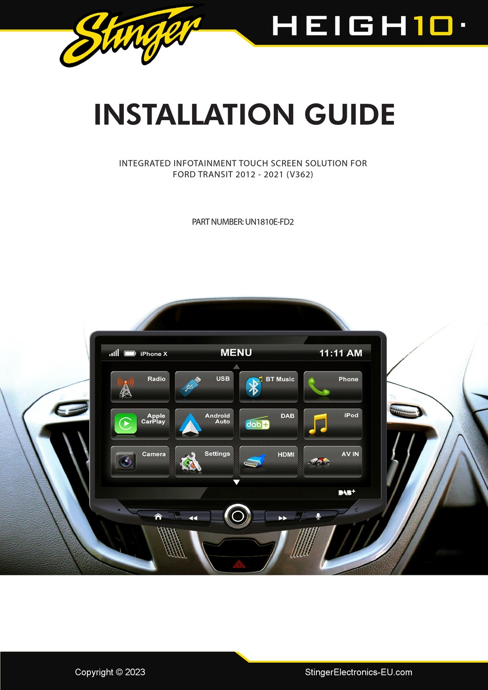 STINGER HEIGH10 INSTALLATION MANUAL Pdf Download ManualsLib
