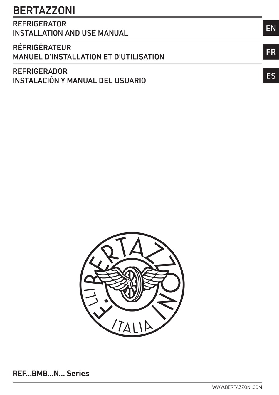 BERTAZZONI REF BMB N SERIES INSTALLATION AND USE MANUAL Pdf Download