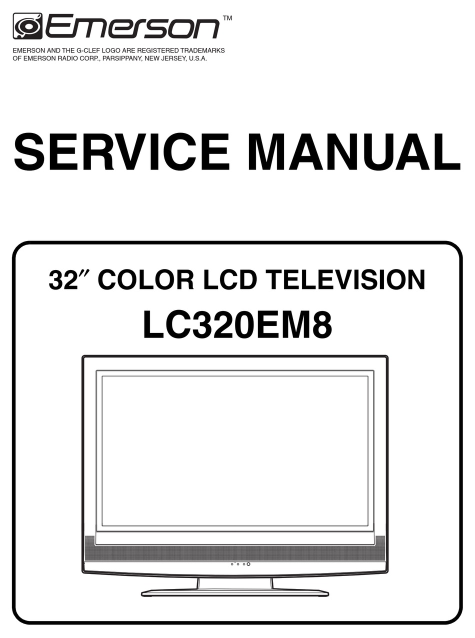 EMERSON LC320EM8 SERVICE MANUAL Pdf Download | ManualsLib