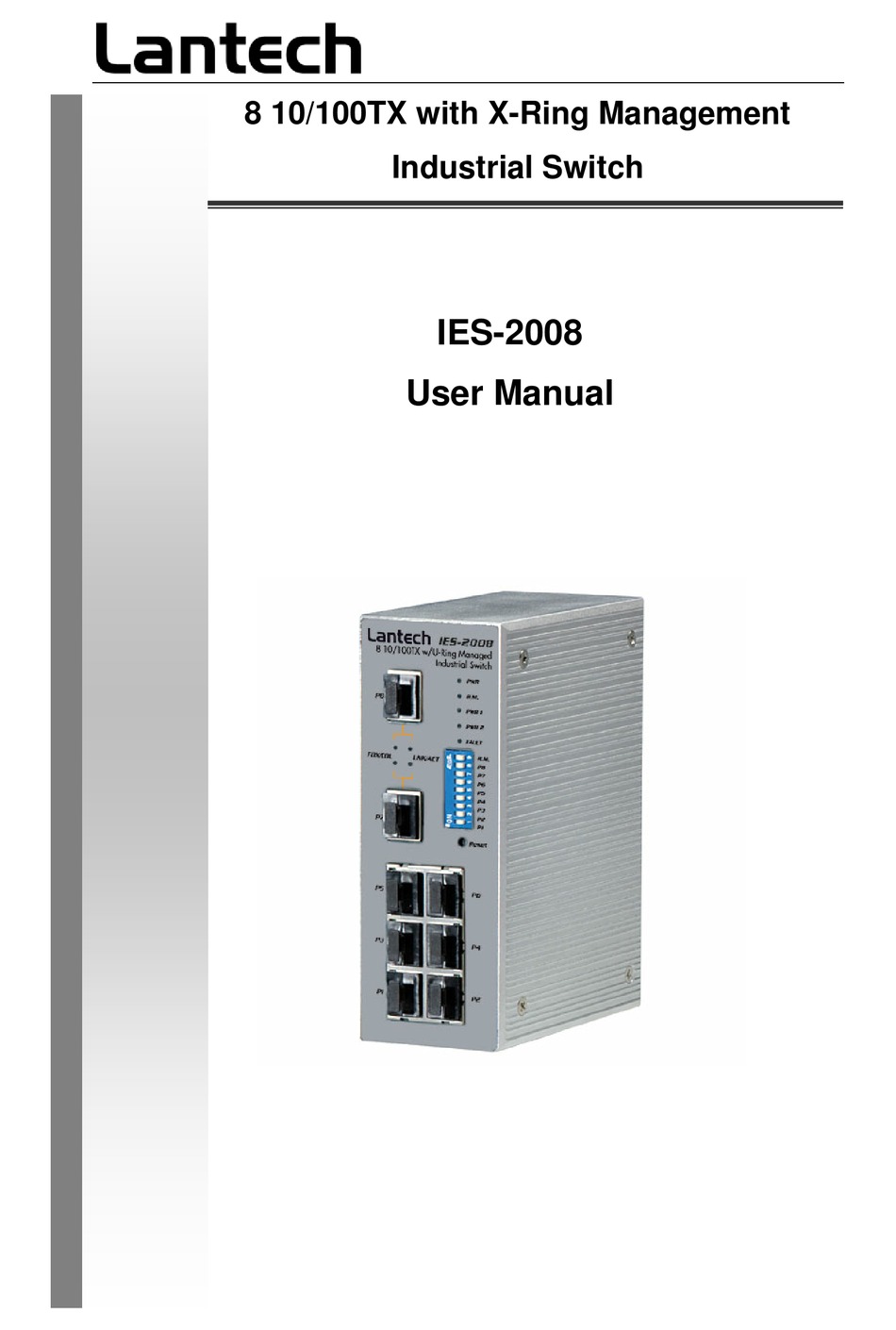 LANTECH IES2008 USER MANUAL Pdf Download ManualsLib