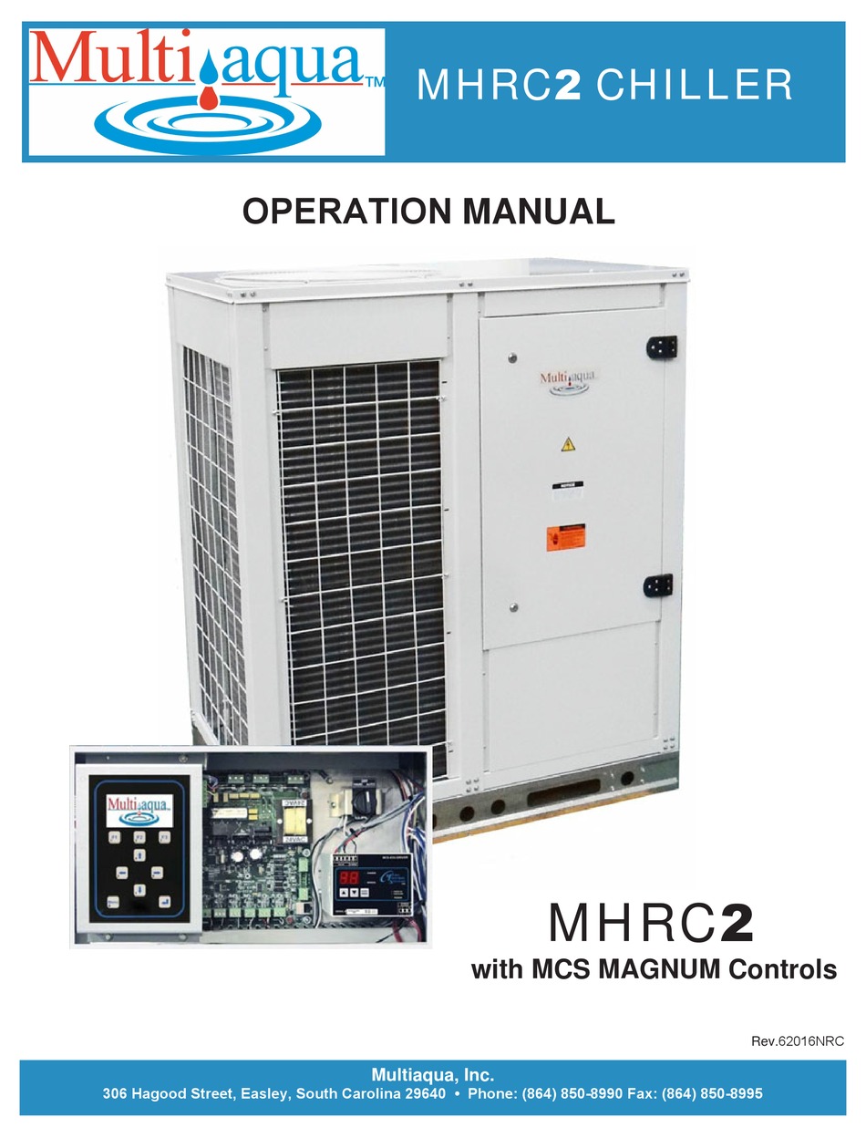 MULTIAQUA MHRC2 OPERATION MANUAL Pdf Download ManualsLib