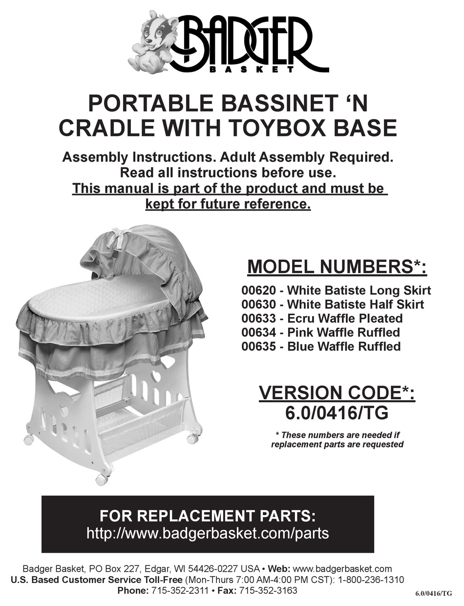 BADGER BASKET 00620 QUICK START MANUAL Pdf Download ManualsLib