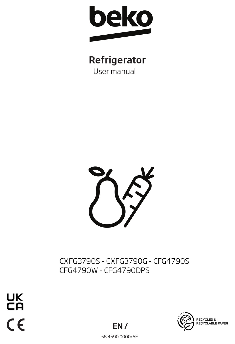 BEKO CFG4790S USER MANUAL Pdf Download | ManualsLib