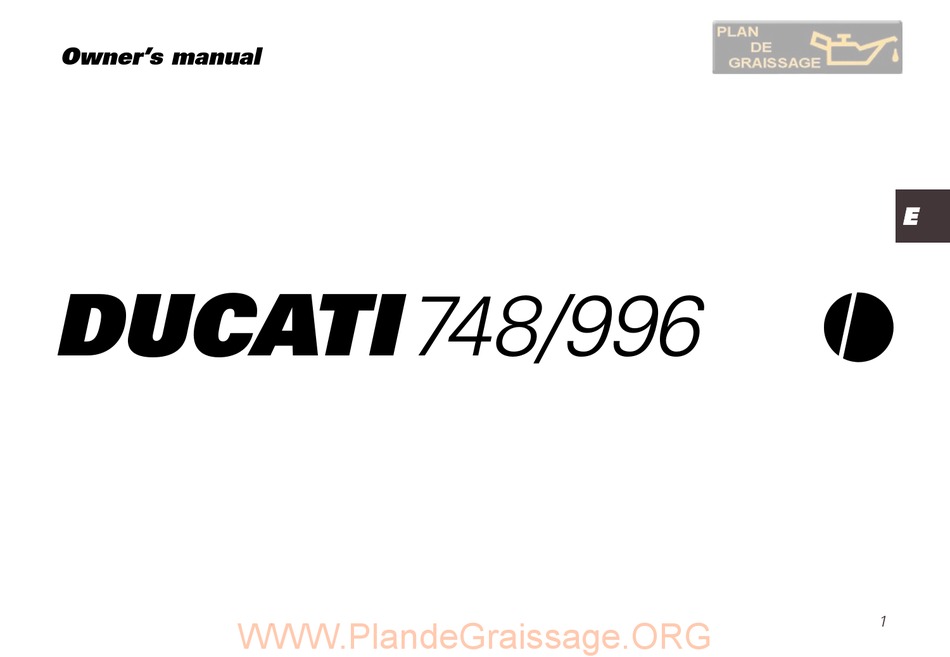 Ducati 748 2000 Owners Manual Pdf Download Manualslib