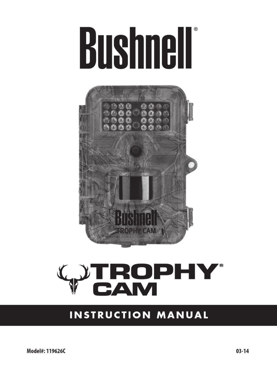BUSHNELL TROPHY CAM 119626C INSTRUCTION MANUAL Pdf Download ManualsLib