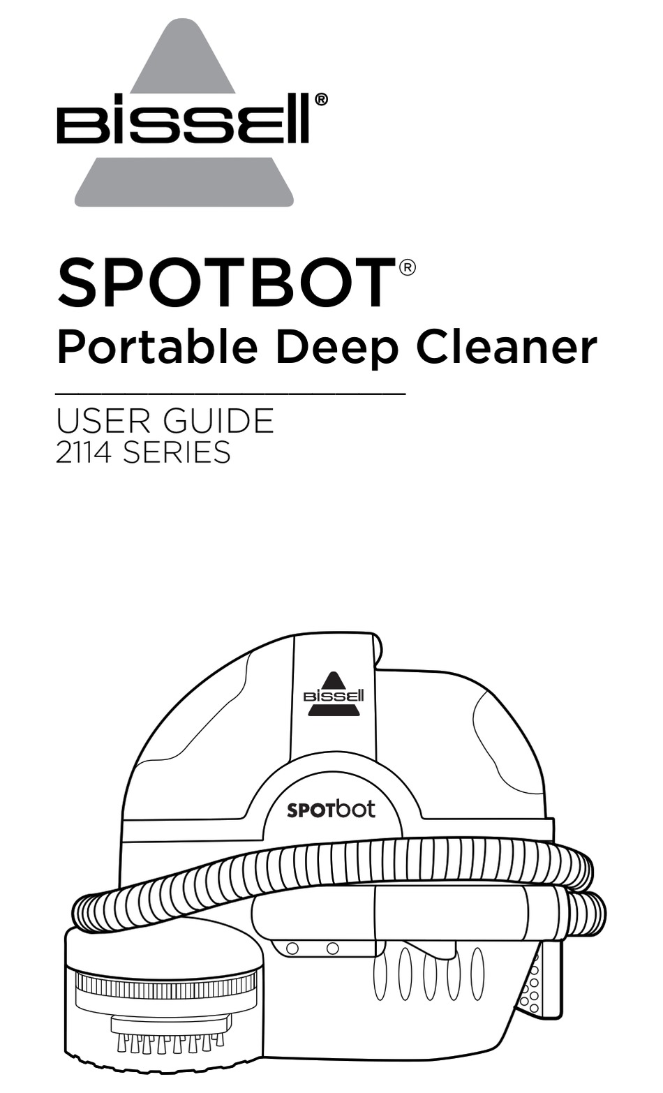 BISSELL SPOTBOT 2114 SERIES USER MANUAL Pdf Download ManualsLib