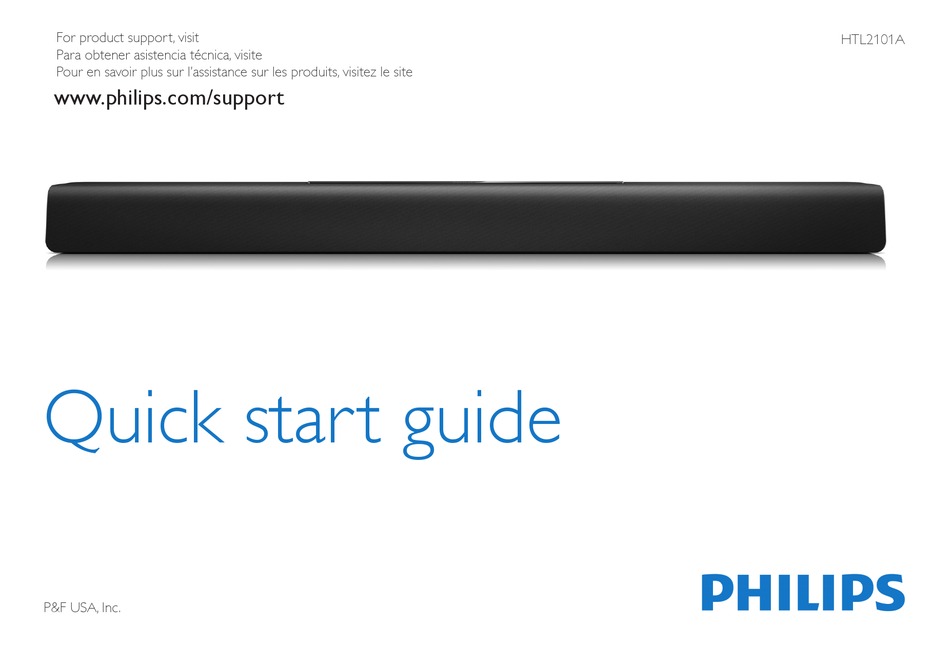 PHILIPS HTL2101A/F7 QUICK START MANUAL Pdf Download ManualsLib