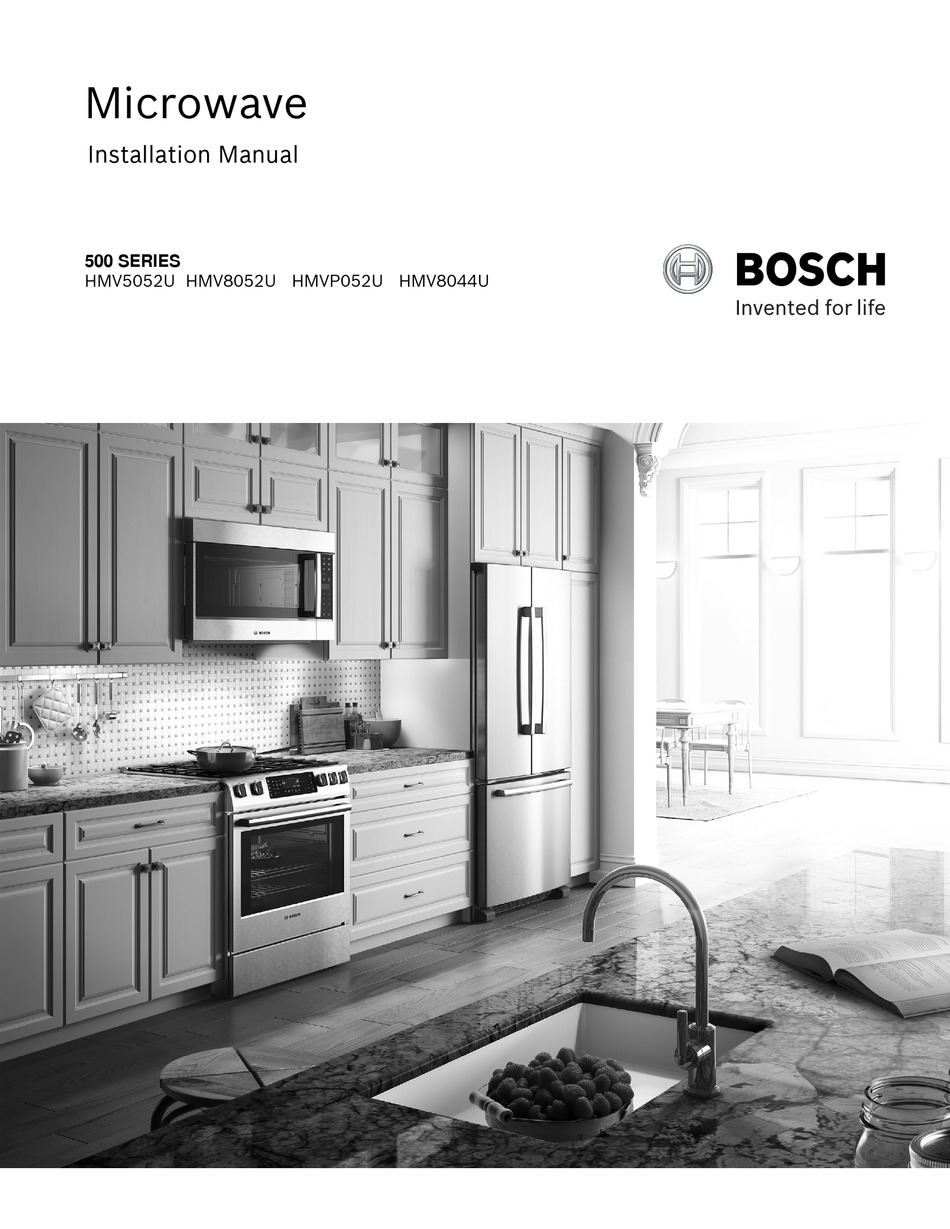 BOSCH 500 SERIES INSTALLATION MANUAL Pdf Download ManualsLib