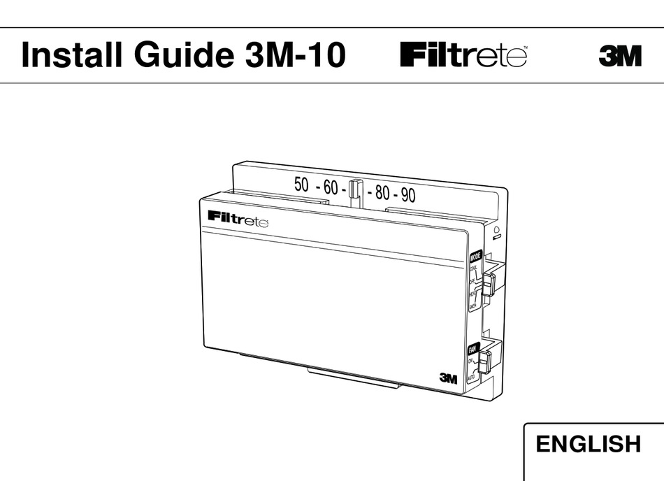 3M FILTRETE 10 INSTALL MANUAL Pdf Download ManualsLib