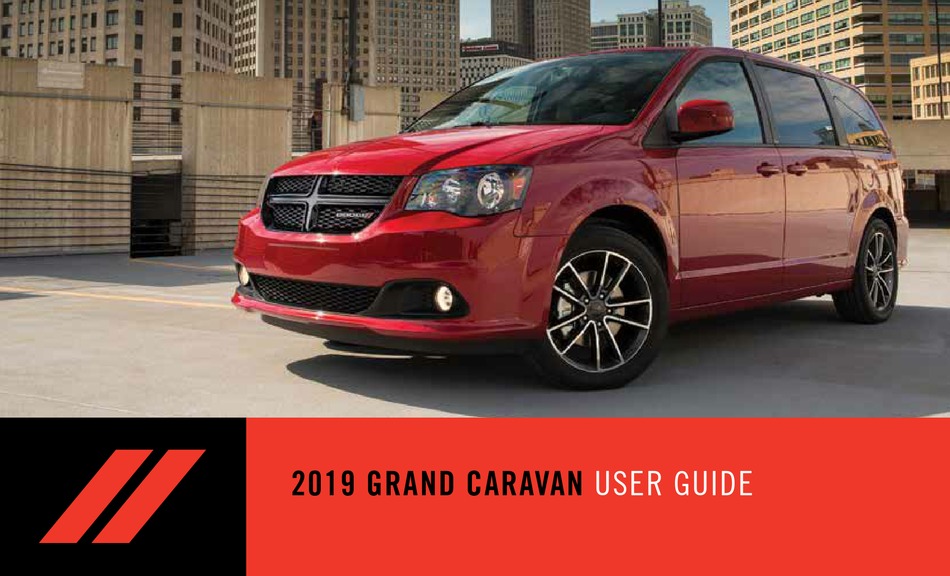 DODGE GRAND CARAVAN 2019 USER MANUAL Pdf Download | ManualsLib