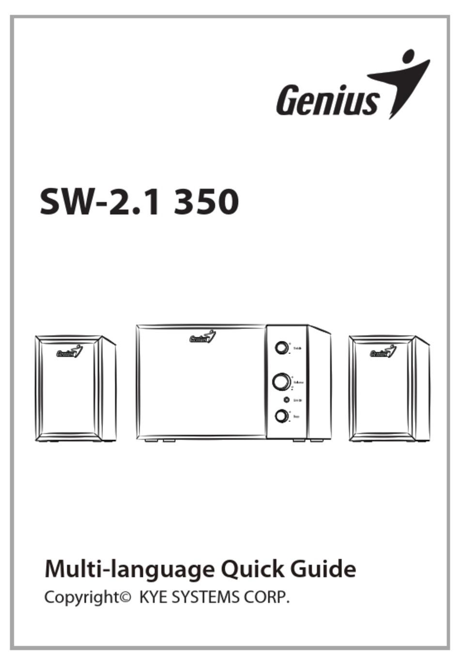 GENIUS SW2.1 350 QUICK MANUAL Pdf Download ManualsLib