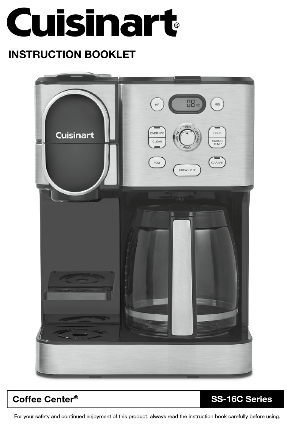 CUISINART COFFEE CENTER SS-16C SERIES INSTRUCTION BOOKLET Pdf Download ...