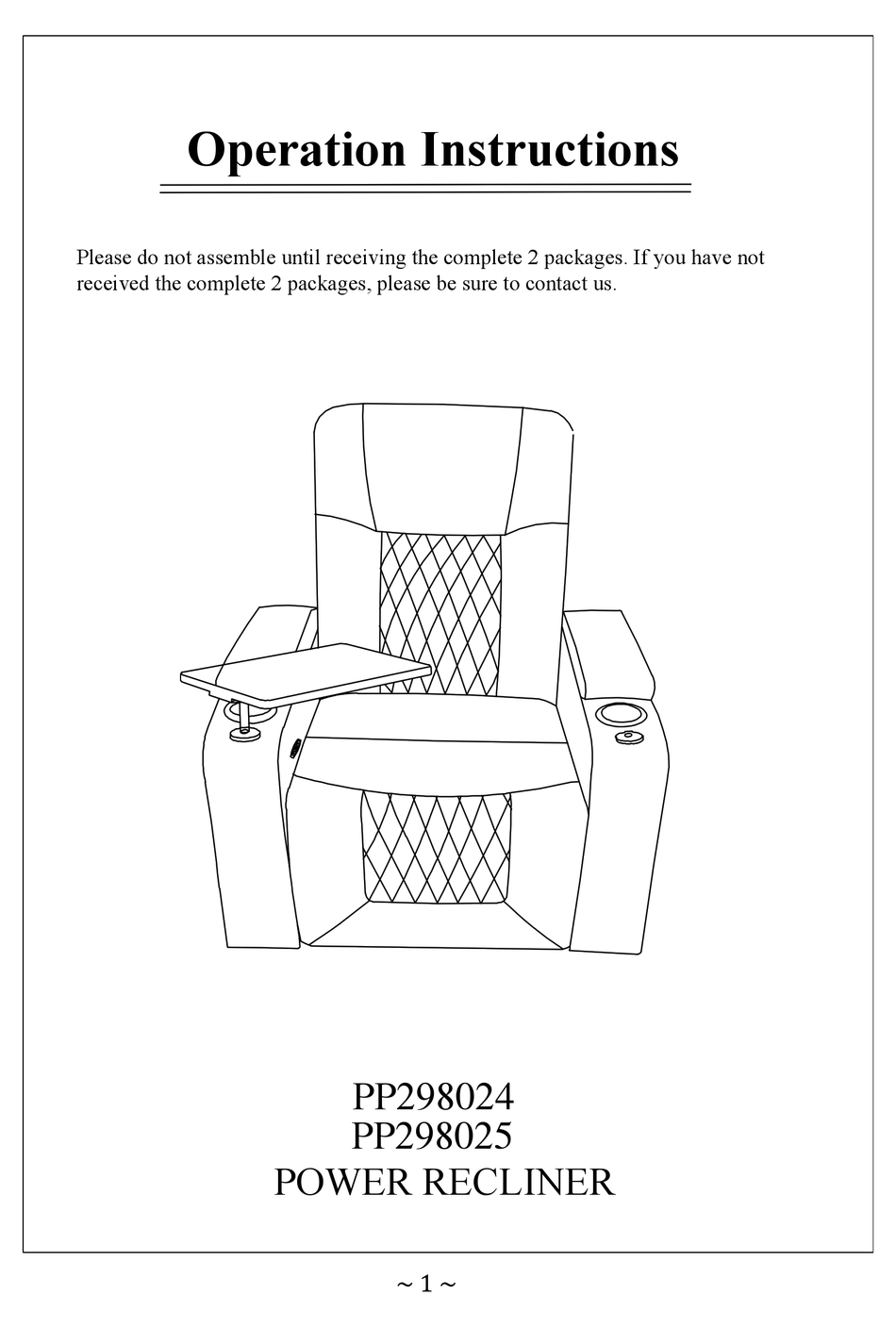 BED BATH & BEYOND PP298024 OPERATION INSTRUCTIONS MANUAL Pdf Download