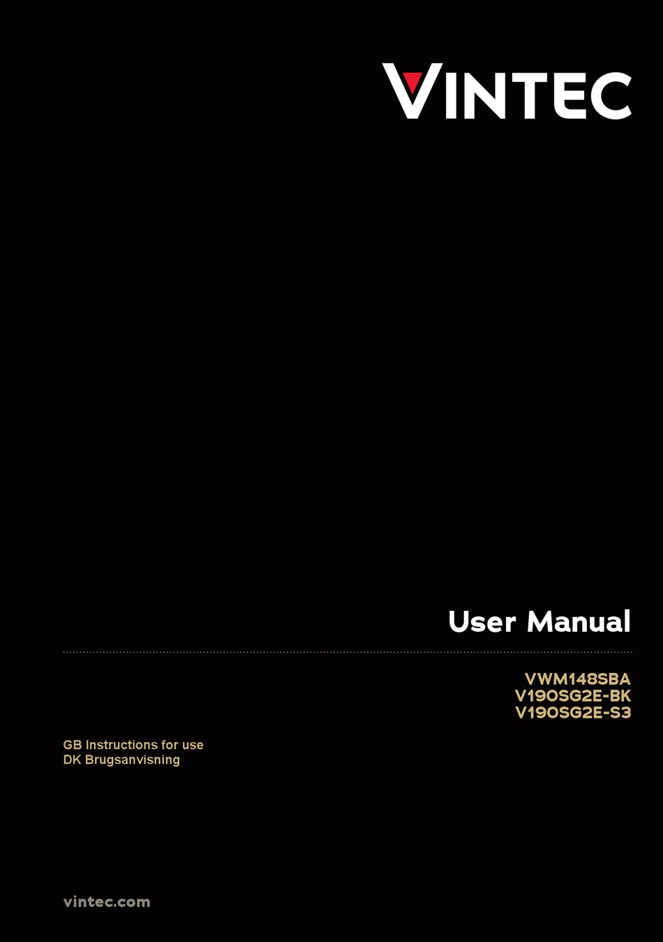 VINTEC V190SG2ES3 USER MANUAL Pdf Download ManualsLib