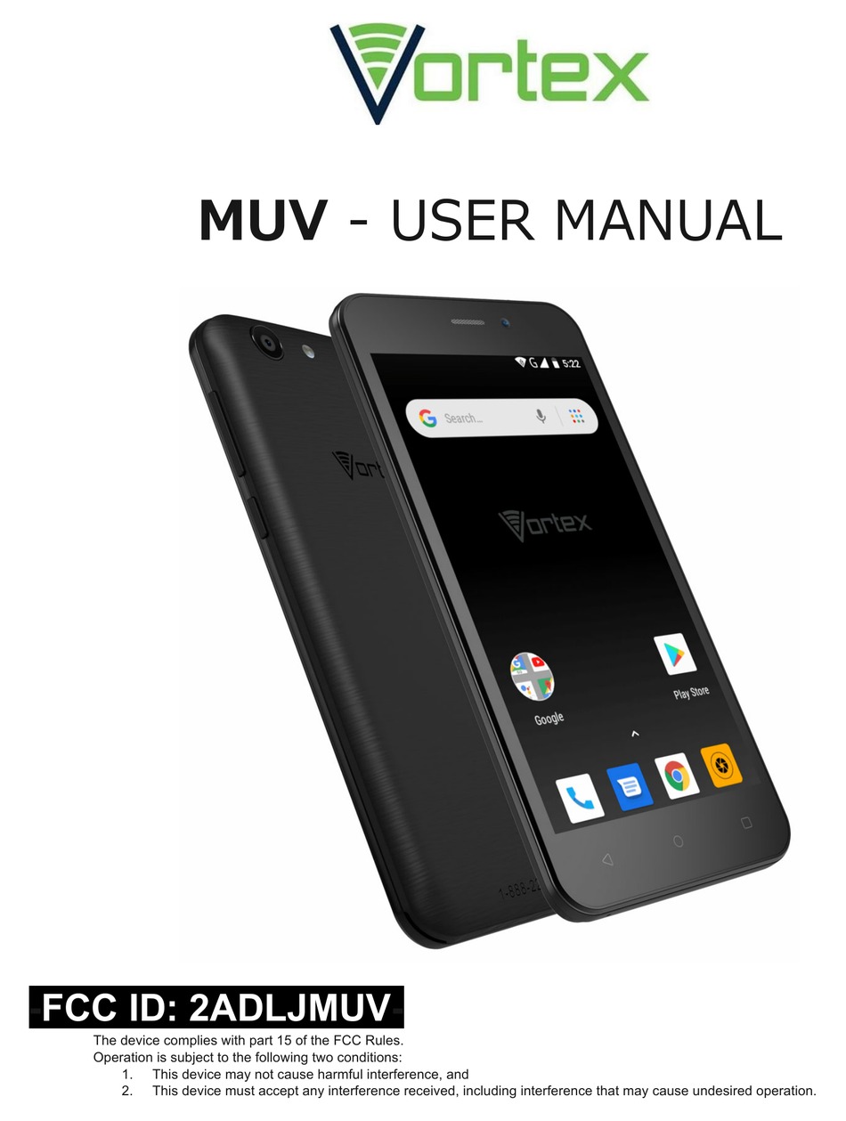 Vortex Muv User Manual Pdf Download Manualslib