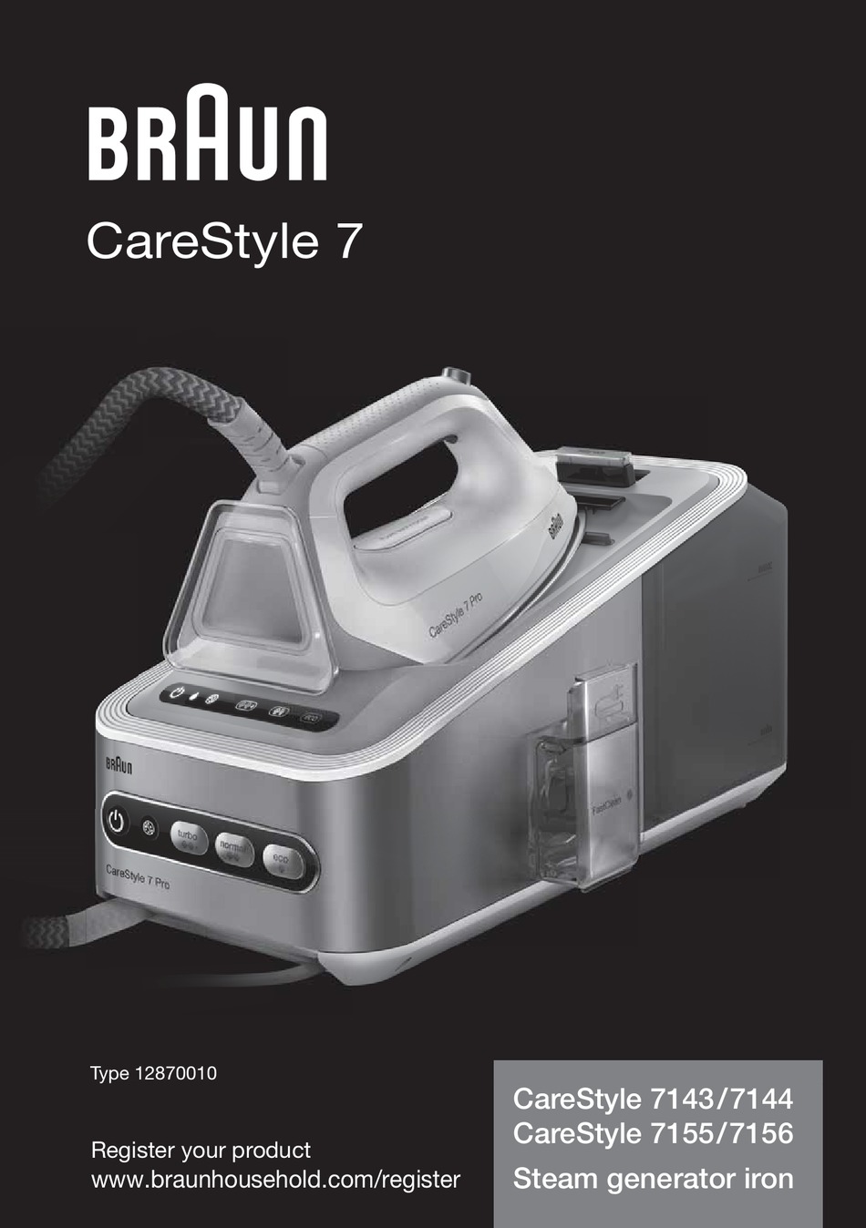 BRAUN CARESTYLE 7144 MANUAL Pdf Download | ManualsLib