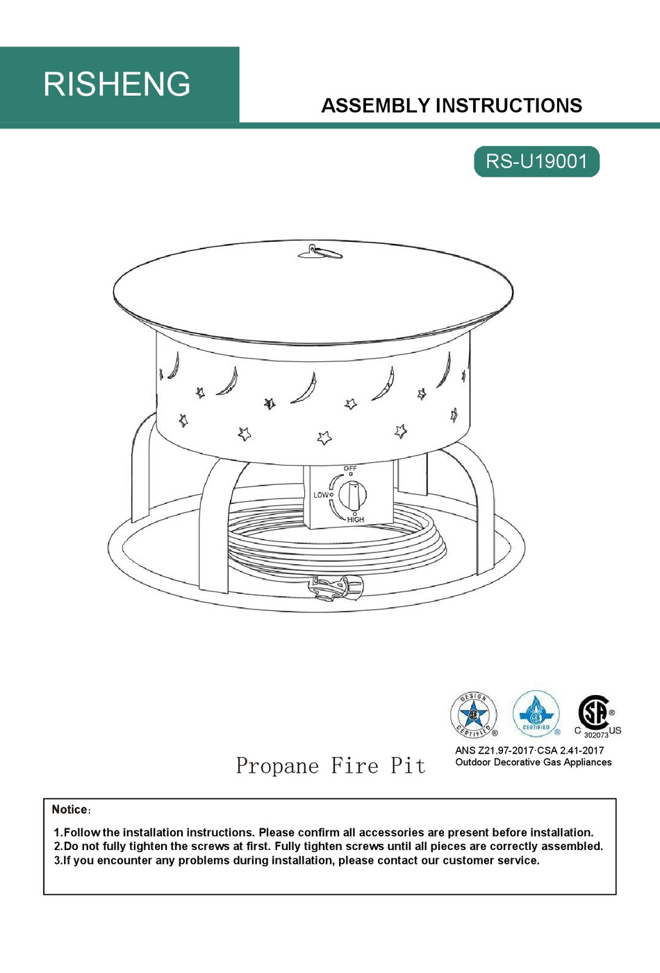 YITAHOME RSU19001 ASSEMBLY INSTRUCTIONS MANUAL Pdf Download ManualsLib
