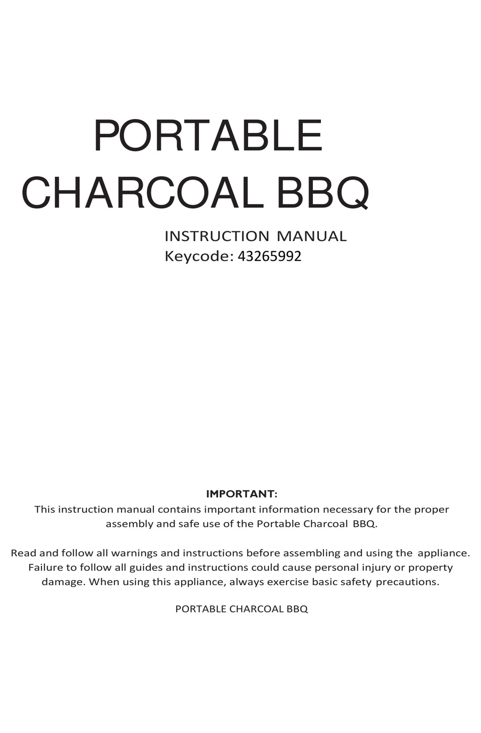 KMART 43265992 INSTRUCTION MANUAL Pdf Download ManualsLib