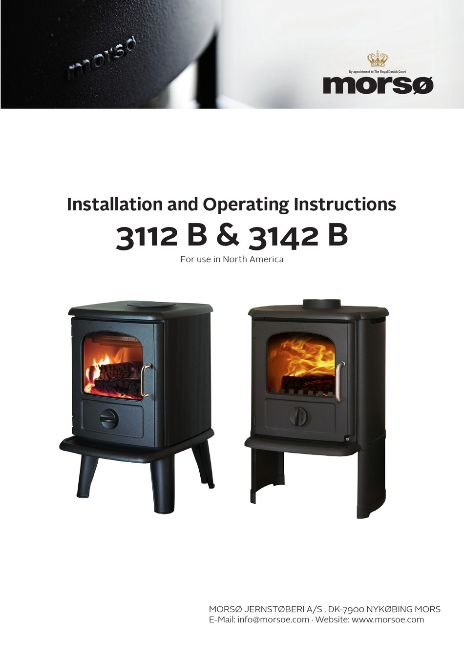 MORSO 3112 B INSTALLATION AND OPERATING INSTRUCTIONS MANUAL Pdf