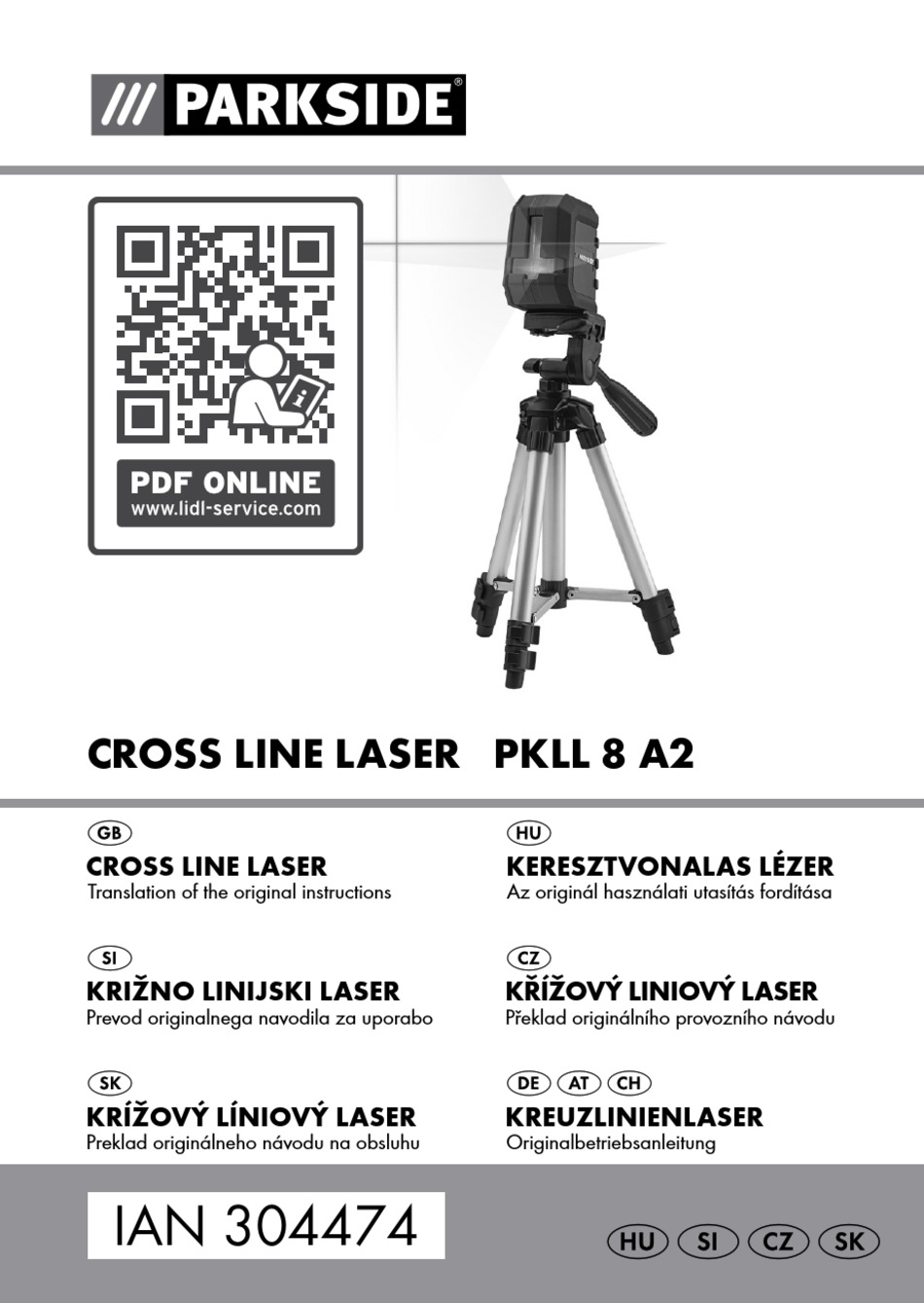 Parkside Pkll A Translation Of The Original Instructions Pdf