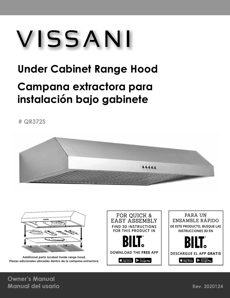 VISSANI QR372S OWNER'S MANUAL Pdf Download ManualsLib