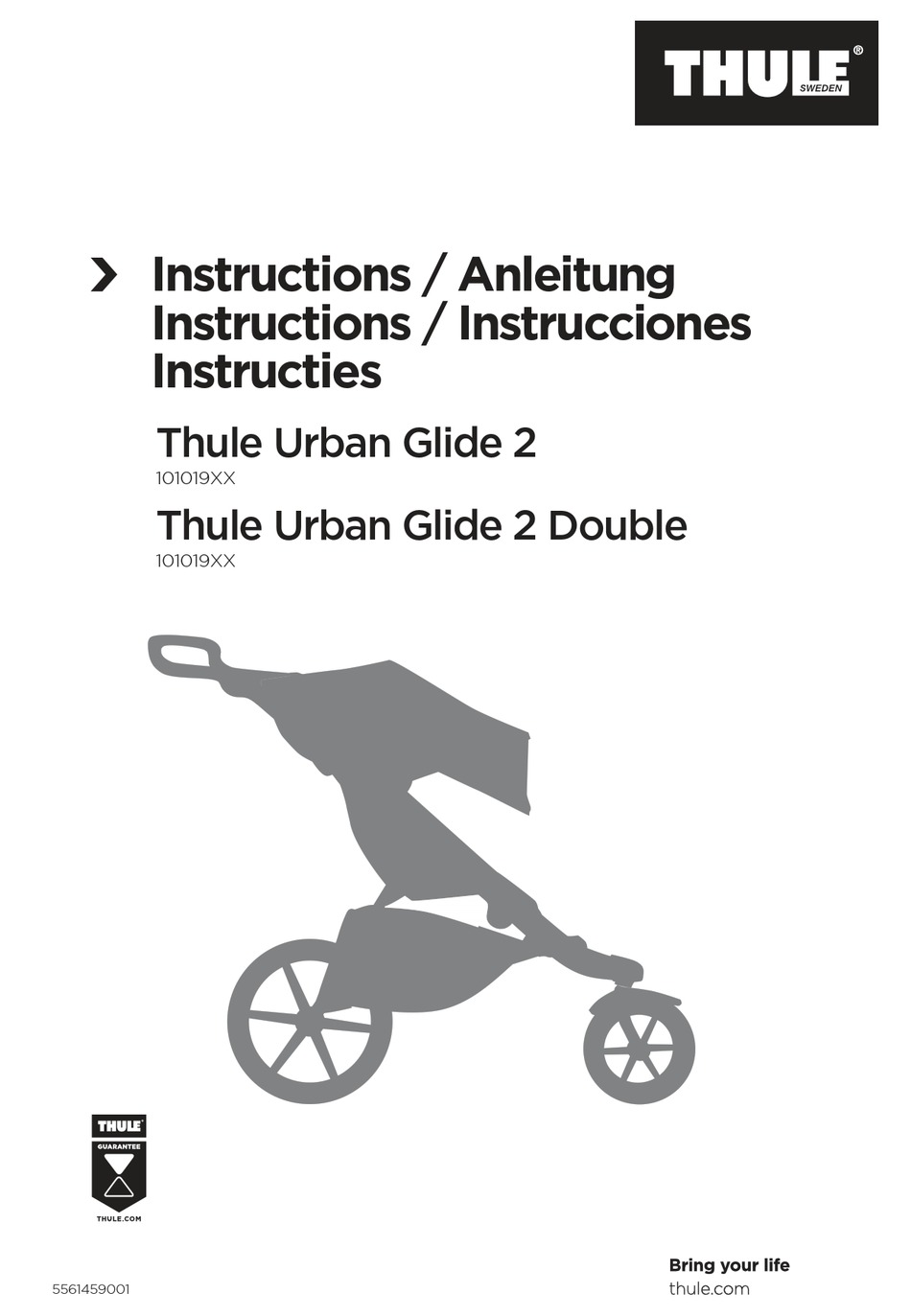 THULE URBAN GLIDE 2 101019 SERIES INSTRUCTIONS MANUAL Pdf Download