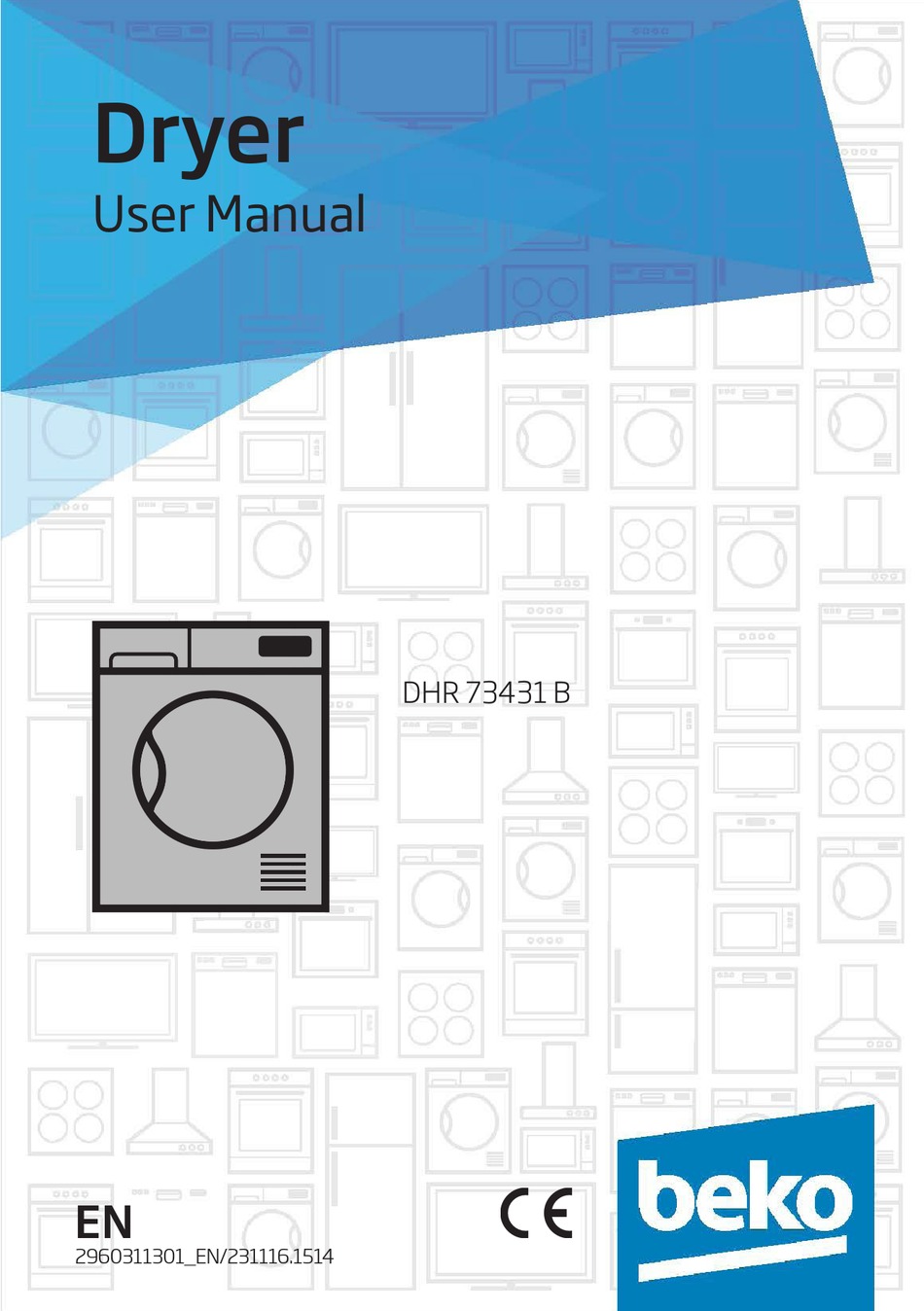 BEKO DHR 73431 B USER MANUAL Pdf Download | ManualsLib