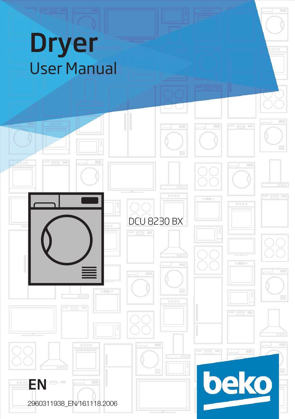 BEKO DCU 8230 BX USER MANUAL Pdf Download ManualsLib