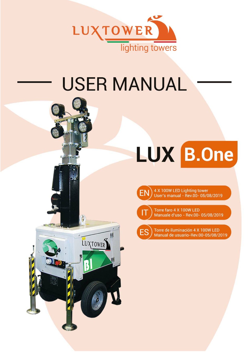 LUXTOWER LUX B.ONE USER MANUAL Pdf Download | ManualsLib