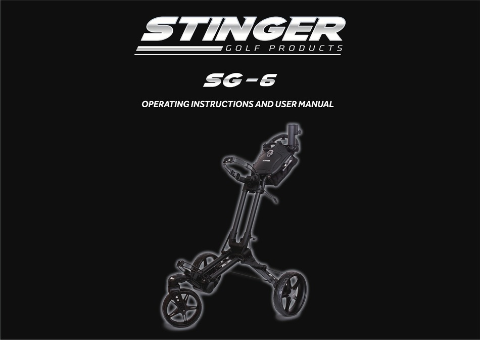 STINGER SG6 OPERATING INSTRUCTIONS AND USER MANUAL Pdf Download