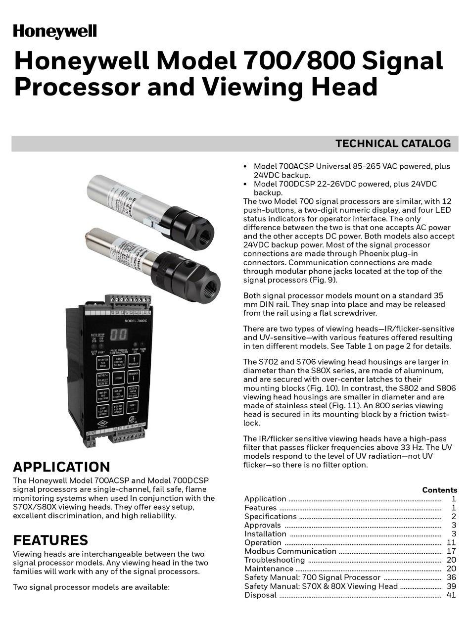 Honeywell 6000 Installation Manual