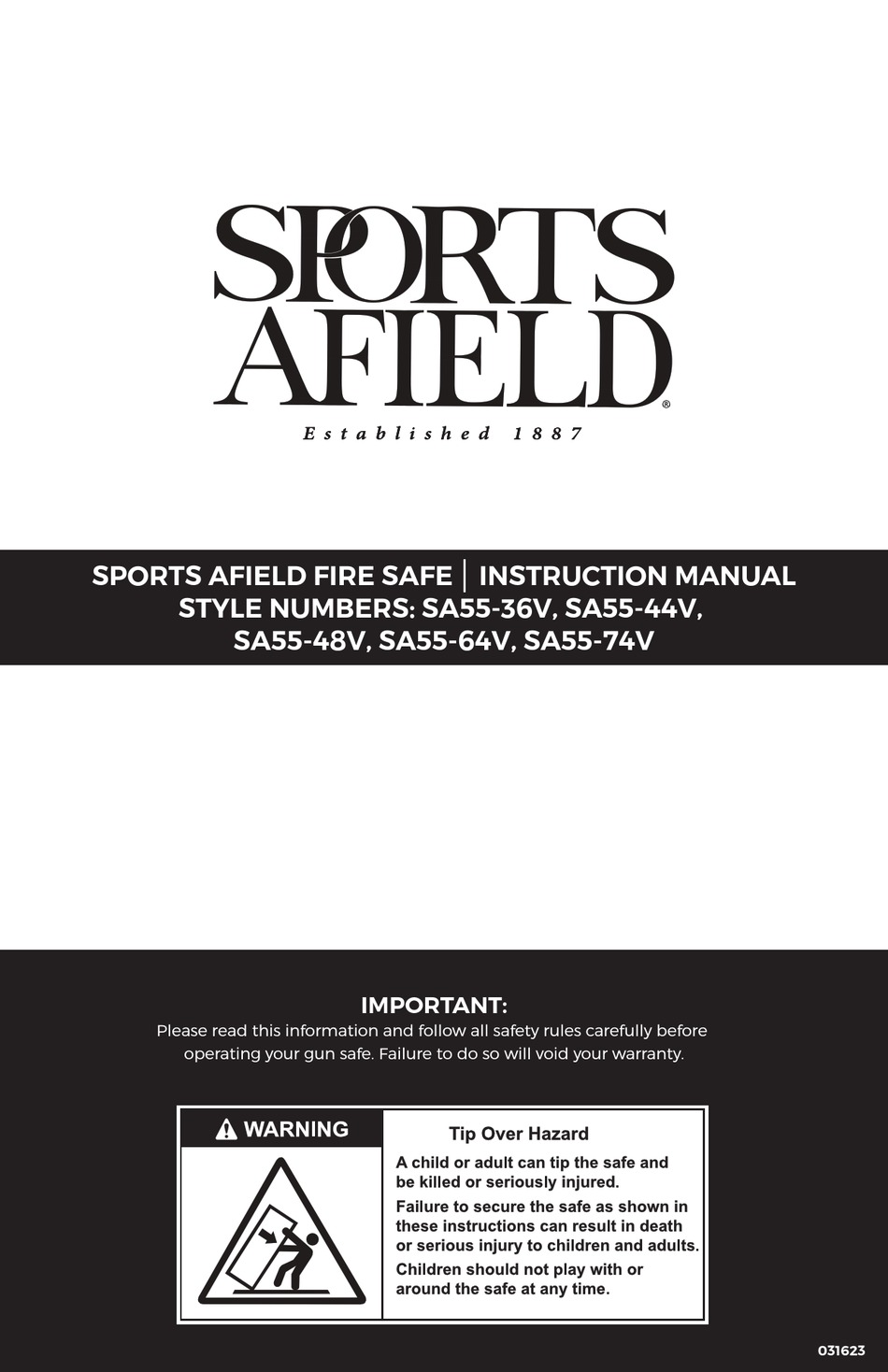 SPORTS AFIELD SA5536V INSTRUCTION MANUAL Pdf Download ManualsLib