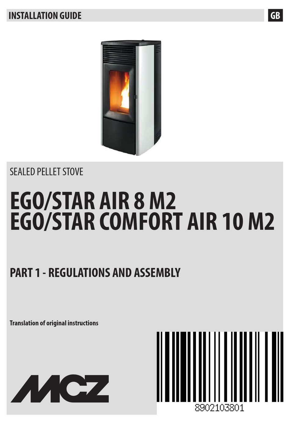 MCZ EGO STAR AIR 8 M2 INSTALLATION MANUAL Pdf Download ManualsLib