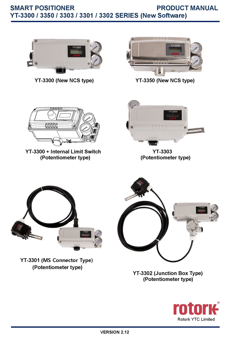 ROTORK YT3302 SERIES PRODUCT MANUAL Pdf Download ManualsLib