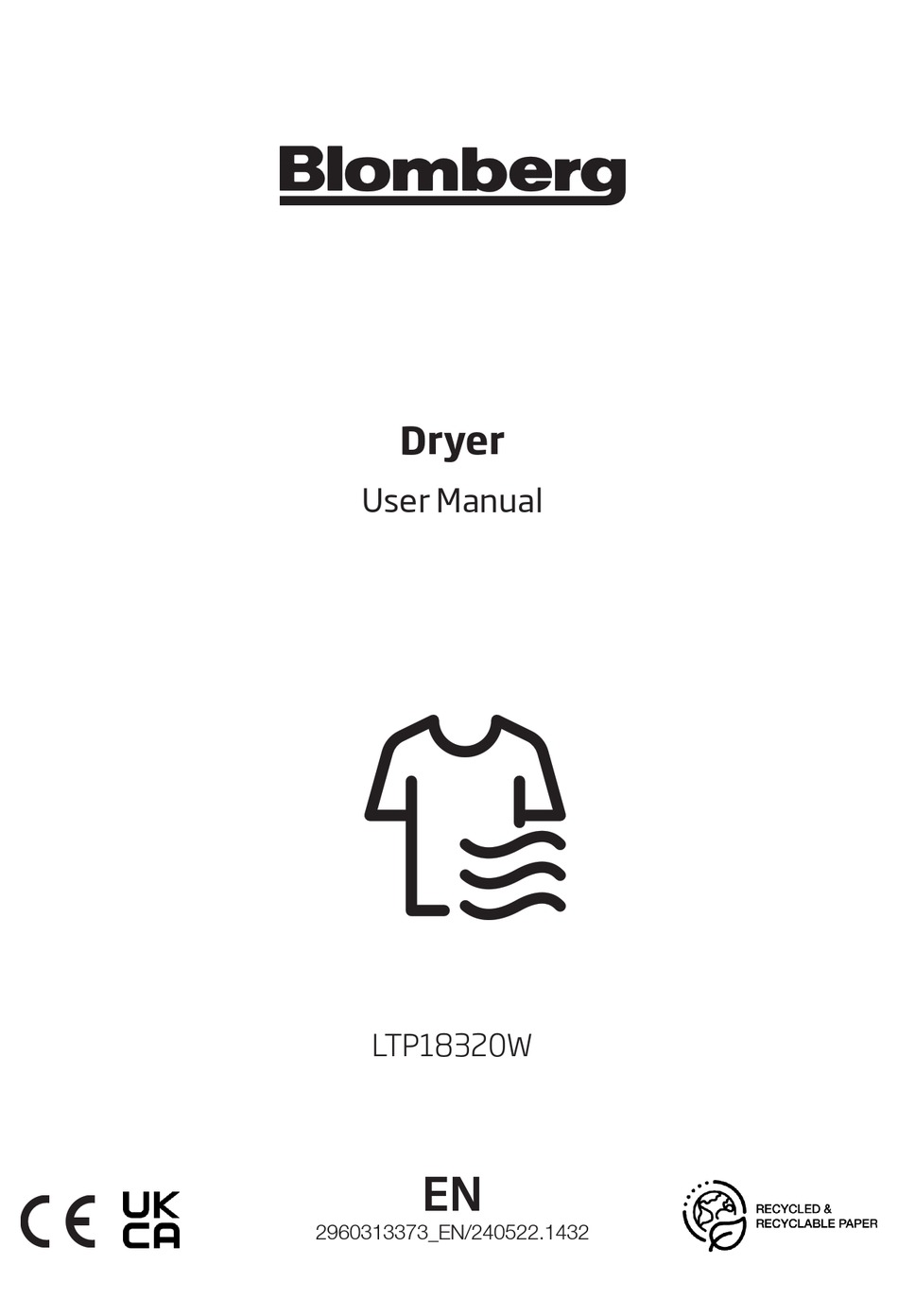 BLOMBERG LTP18320W USER MANUAL Pdf Download ManualsLib