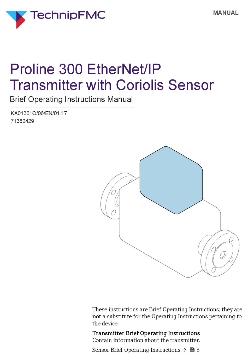 TECHNIPFMC PROLINE 300 OPERATING INSTRUCTIONS MANUAL Pdf Download