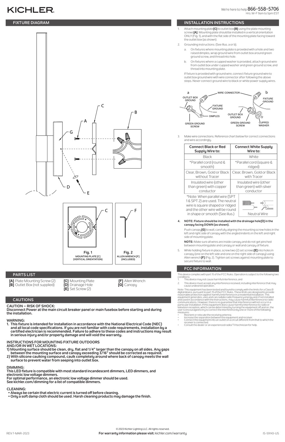 KICHLER LIGHTING NOCAR 59143BKT INSTALLATION INSTRUCTIONS Pdf Download