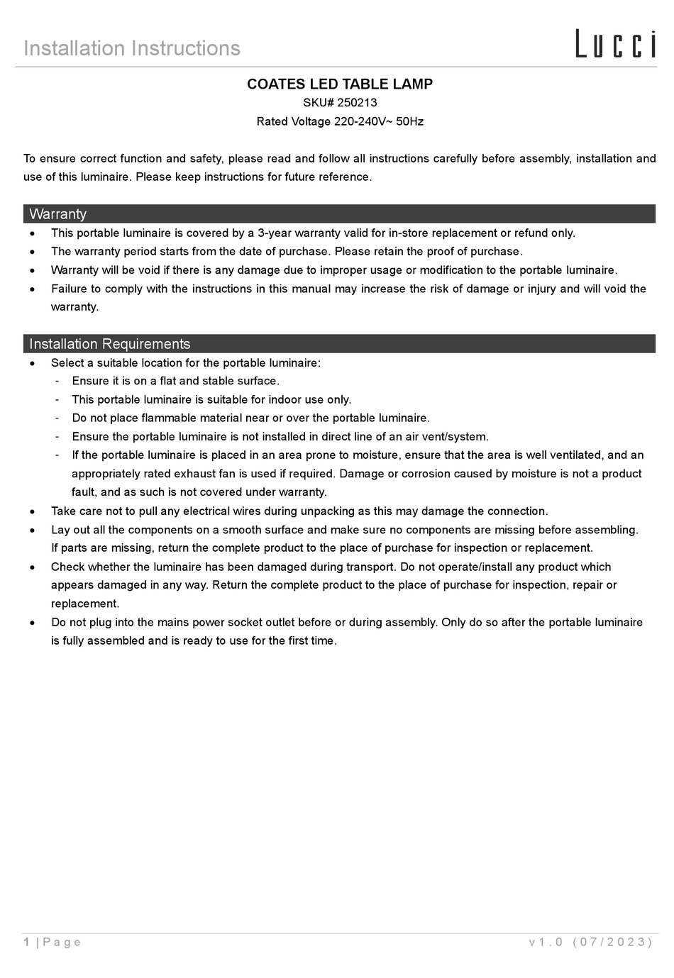 lucci-coates-installation-instructions-pdf-download-manualslib