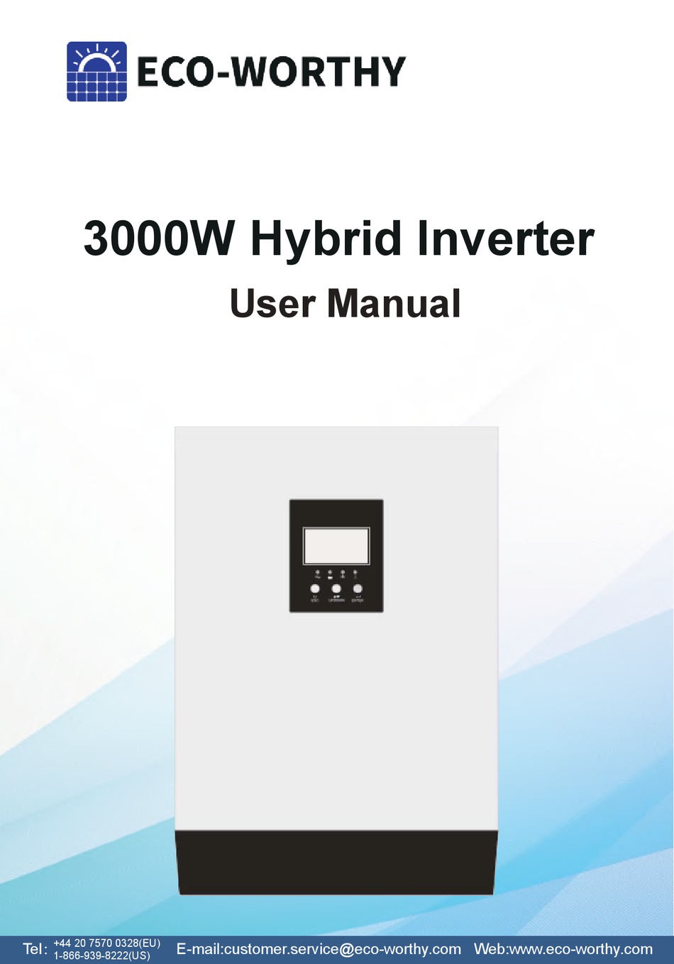 ECO-WORTHY DC24V Pure Sine Wave Off Grid Inverter User Manual