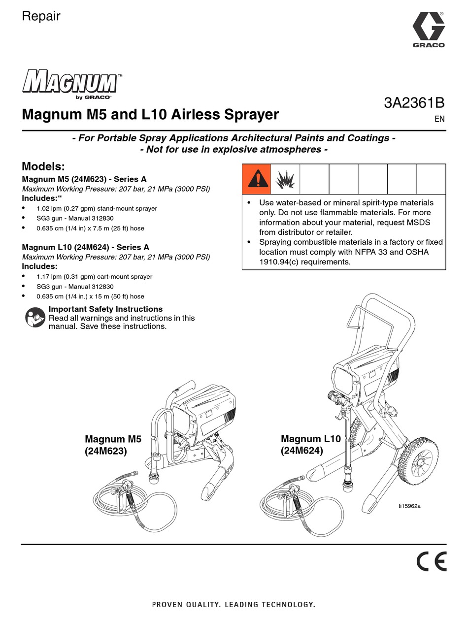 GRACO 24M623 MANUAL Pdf Download ManualsLib