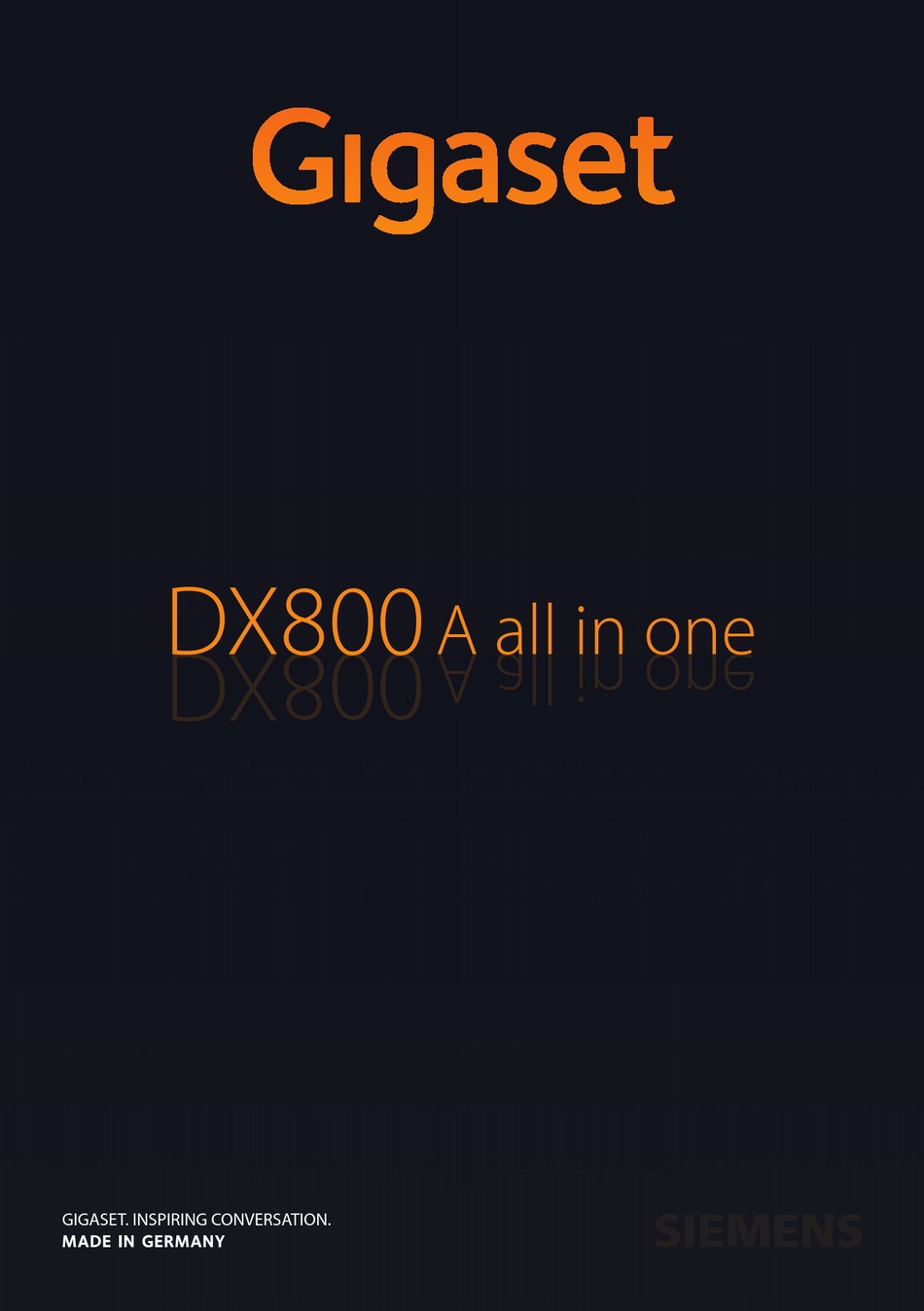 GIGASET DX800 A MANUAL Pdf Download | ManualsLib