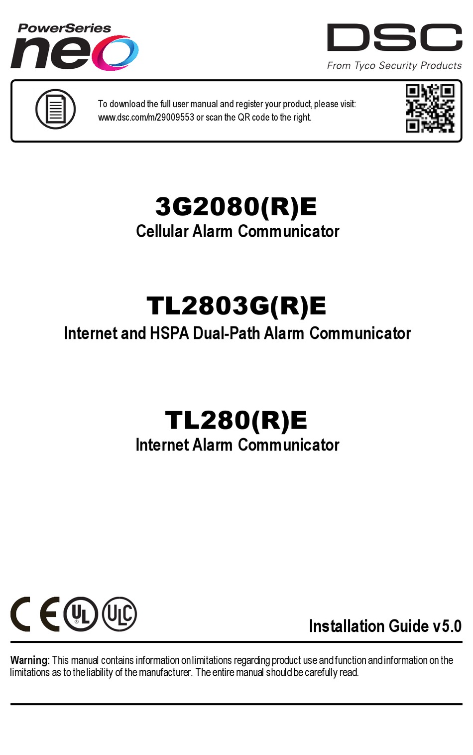 DSC NEO TL280E INSTALLATION MANUAL Pdf Download ManualsLib