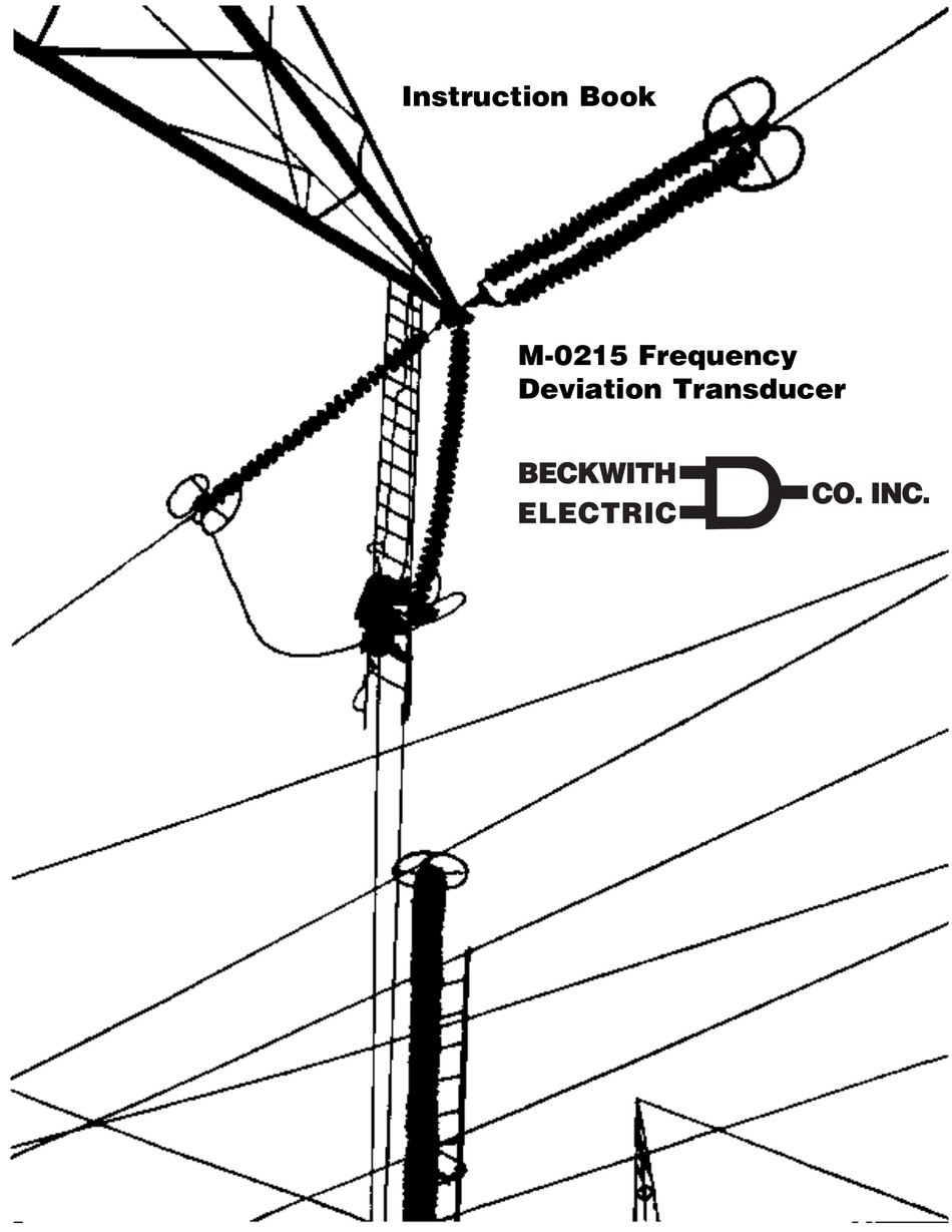 BECKWITH ELECTRIC M0215 INSTRUCTION BOOK Pdf Download ManualsLib