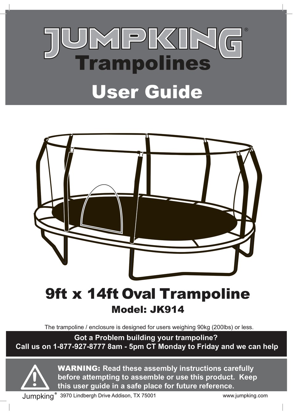 JUMPKING JK914 USER MANUAL Pdf Download ManualsLib