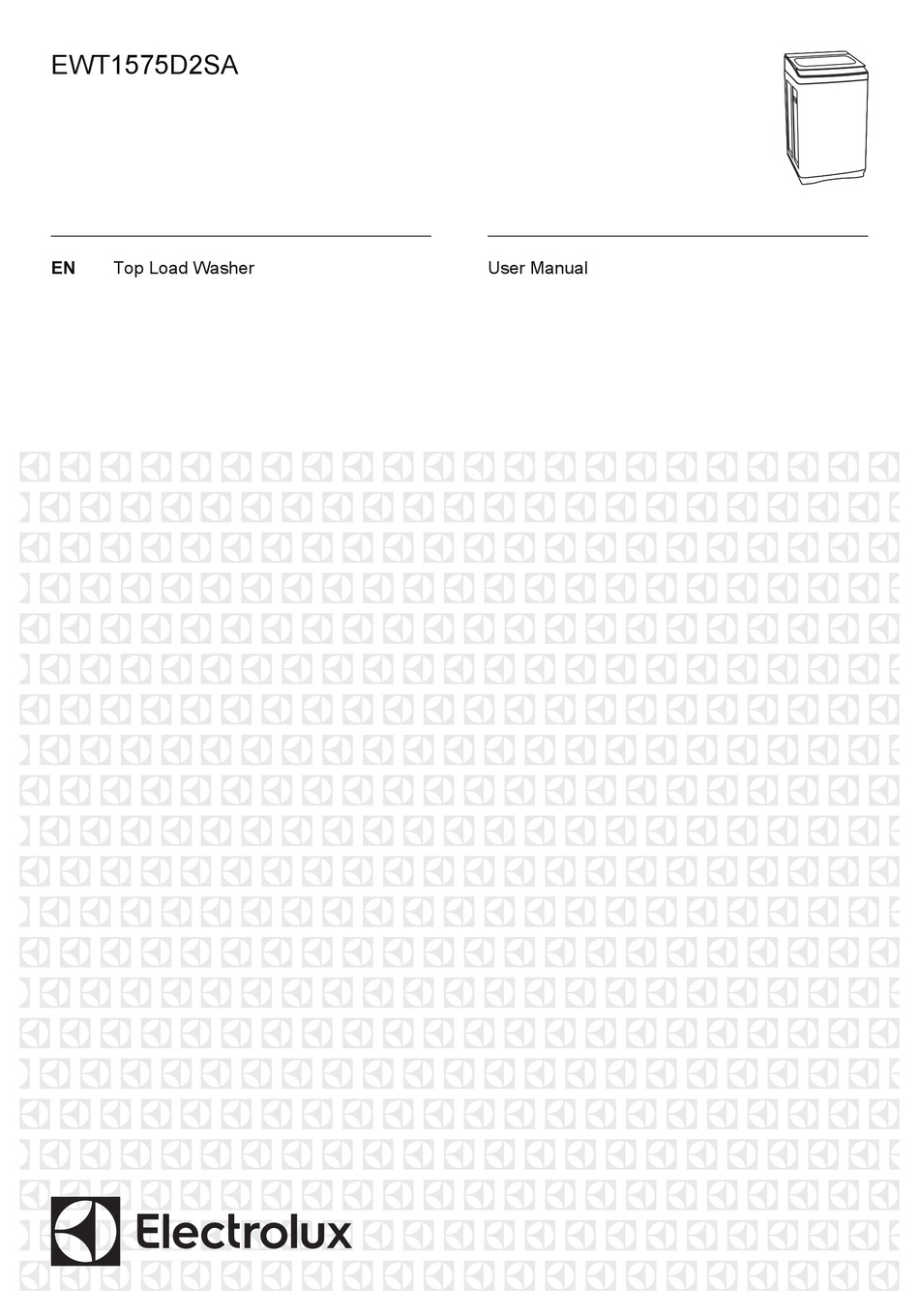 ELECTROLUX EWT1575D2SA USER MANUAL Pdf Download ManualsLib