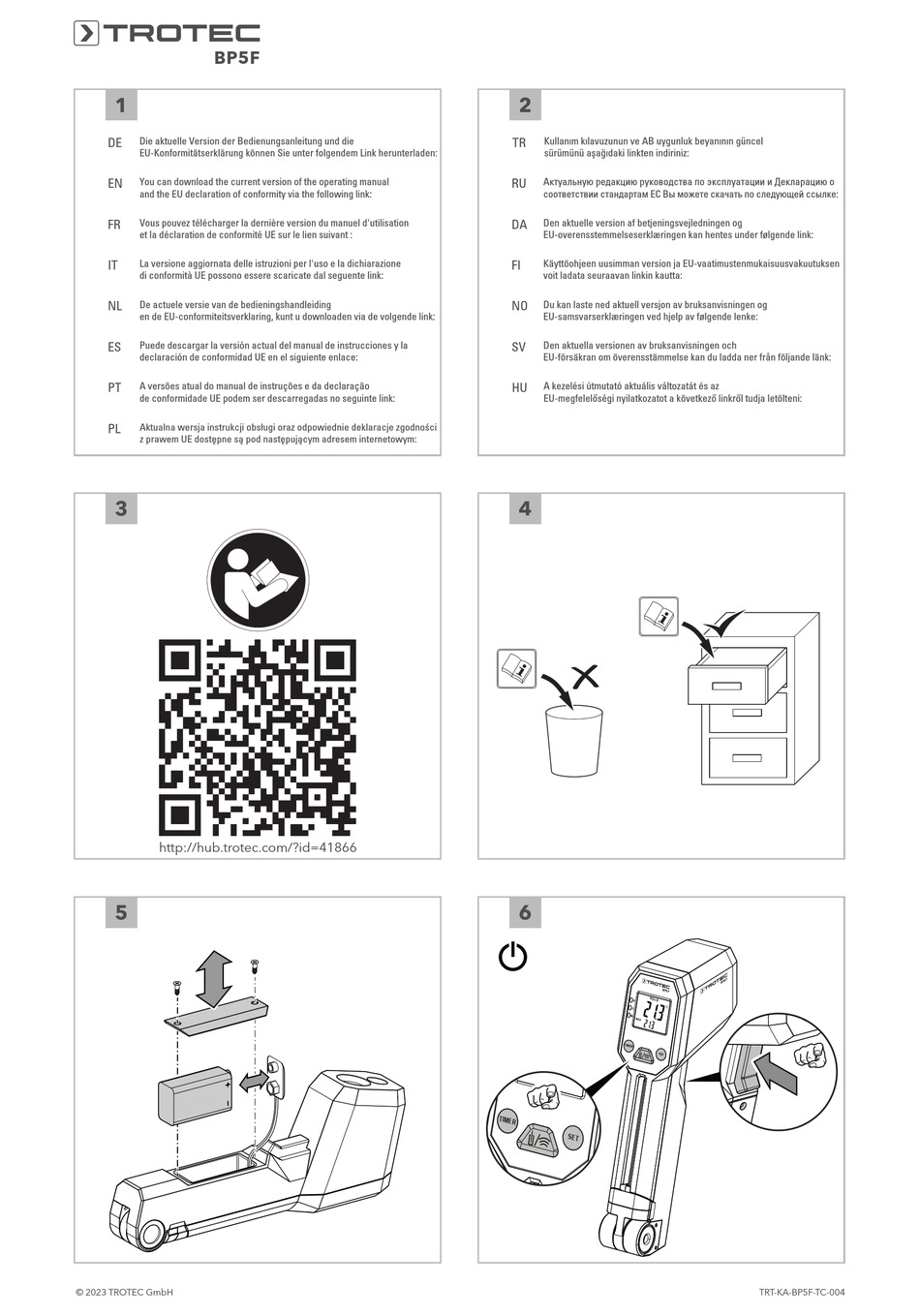 TROTEC BP5F MANUAL Pdf Download | ManualsLib